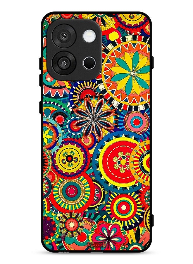 Tolwak OnePlus 13s Protective Case Cover Colorful Mandala Pattern - Image 1