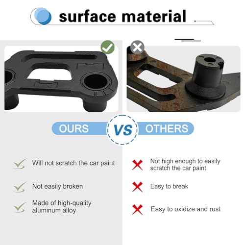 KMFCDAE Cowl Mount Dual Light Bracket for Jeep JL Pillar Cube Light Pods Mounting Bracket for Jeep JL Wrangler/Gladiator JT 2018 2019 2020 2021 2022 2023 - Pair - Image 5