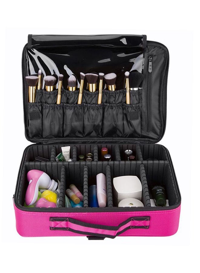 NIBEMINENT Makeup Oganizer Bag Pink - Image 1