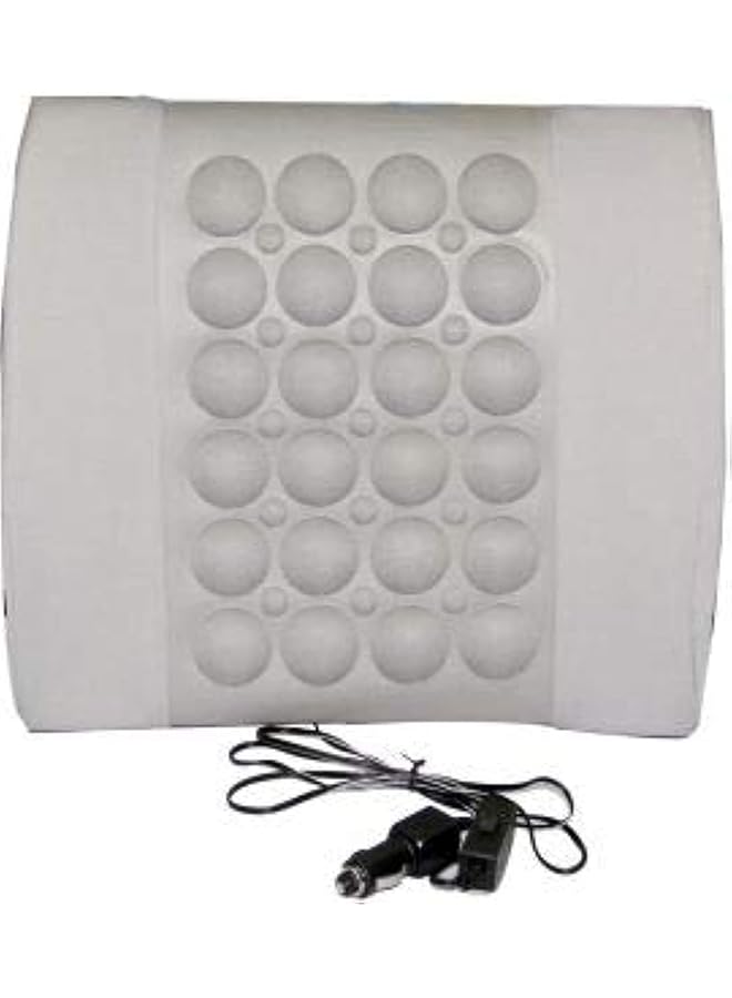 جهاز تدليك مقعد السيارة، رمادي - Image 2