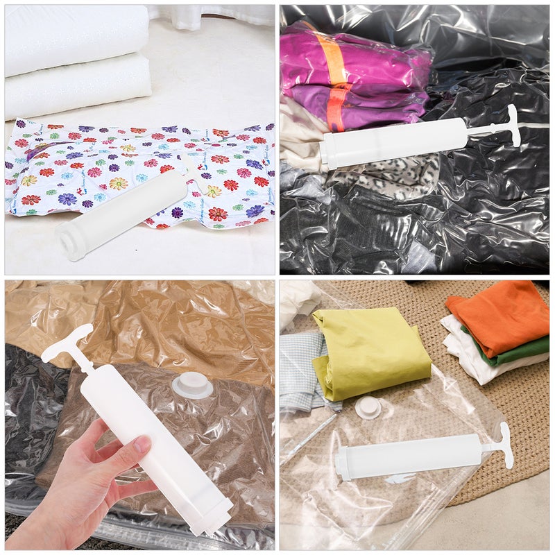 👕 مضخة تفريغ هواء يدوية محمولة لأكياس التخزين مصنوعة من مادة PVC متينة - Image 3