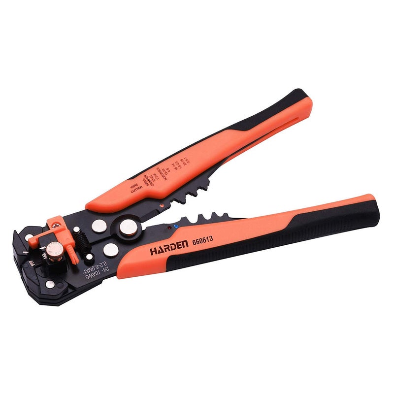 Harden 8 MultiFunction Automatic Wire Stripper Plier Stripping Crimping and Cutting Tool Professional Series 660613 - Image 1