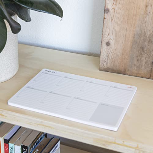Notsu Weekly Planner Notepad | Sunday Start Weekly Calendar Pad Tear Off, 50 Undated Pages - Image 5