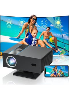 General Classic Projector Multifunctional Projector X6 T950S Full HD 1080P Auto Focus Auto Keystone Correction Intelligent Obstacle Avoidance Screen Automatic Alignment Multiple Compatible Interfaces Headset TV Box PC iPad Phone PS4 PS5 USB Black  - Image 5