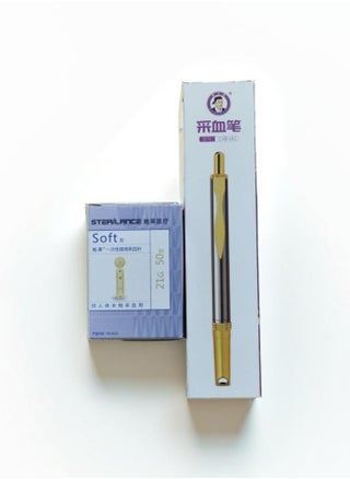Single pin cupping pen With a box of needles - pzsku/Z4E8EE049E649212ED8C8Z/45/1744275264/cca18856-2c38-4309-98bf-e786c444b296