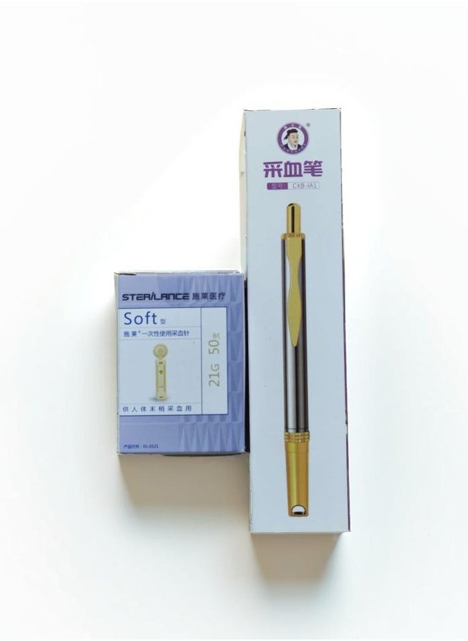 Generic Single pin cupping pen With a box of needles  - Image 1