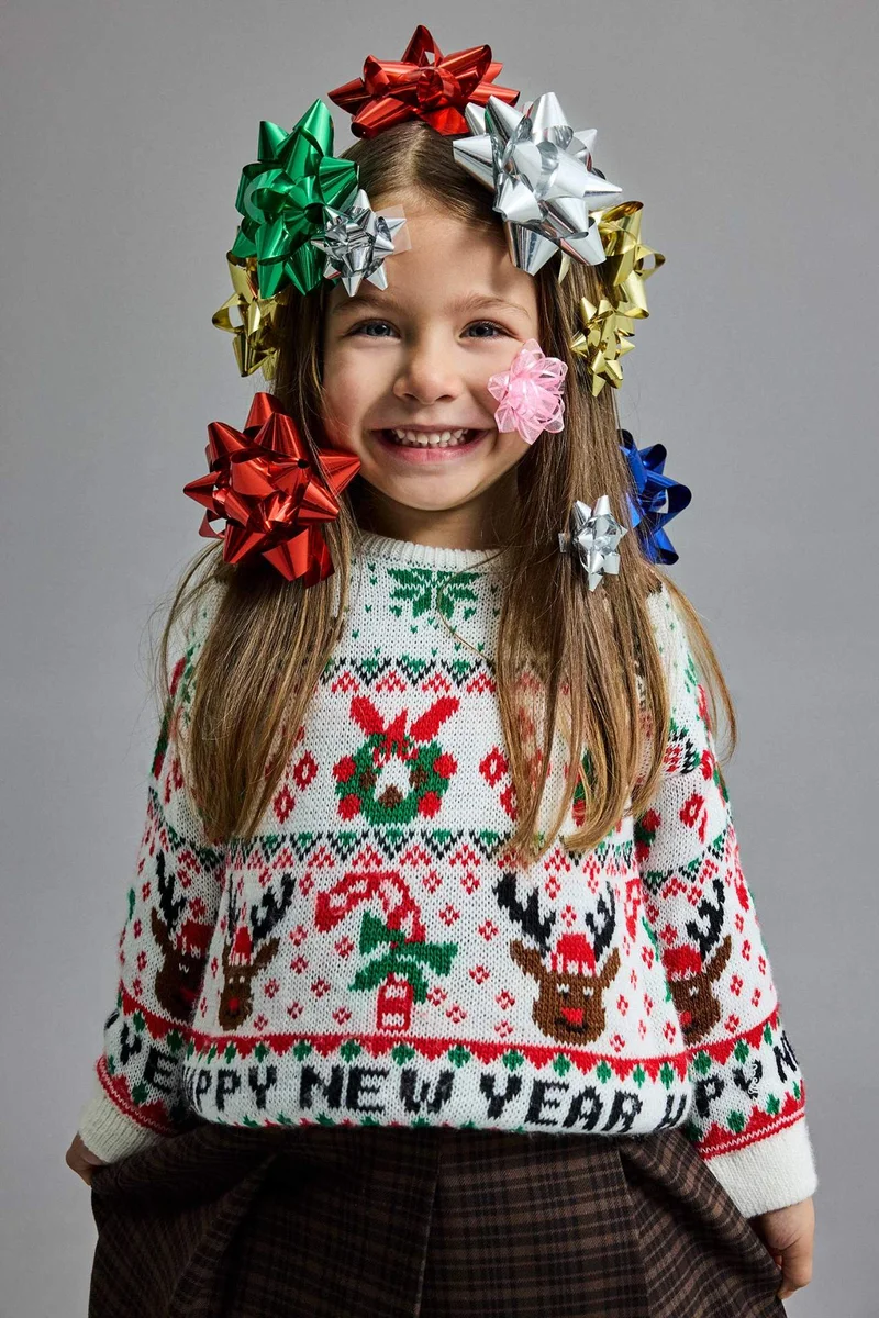 ديفاكتو Baby Girl Regular Fit Crew Neck Pullover