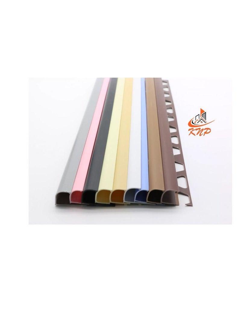 KNP PVC Tile Trim 8mm Multicolor 9 PCS  - Image 1