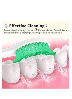 Aoremon Aoremon Replacement Toothbrush Heads for Philips Sonicare E-Series Essence HX7022/66 and other Screw-on Electric Toothbrush Model, 6 Pack  - Image 4