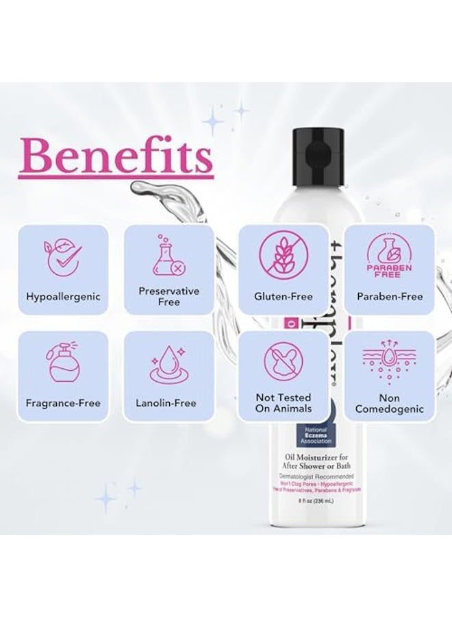Theraplex Clear Emollient Lotion for Chronic Dry Skin Conditions(Psoriasis, Eczema, Xerosis and Ichthyosis) Dermatologist Recommended 8 oz - Image 5