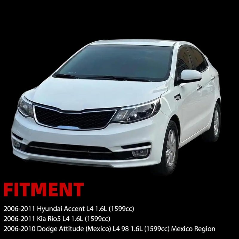 MITZONE Upgrade Engine Aluminum Valve Cover for Hyundai Accent & KIA Rio/Rio5 1.6L L4 (2006-2011) - Image 2