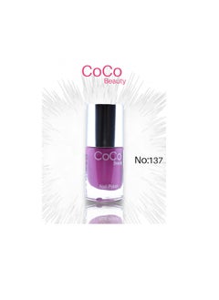 Coco Coco Beauty Nail Polish No.137 Plum 12ml  - Image 2