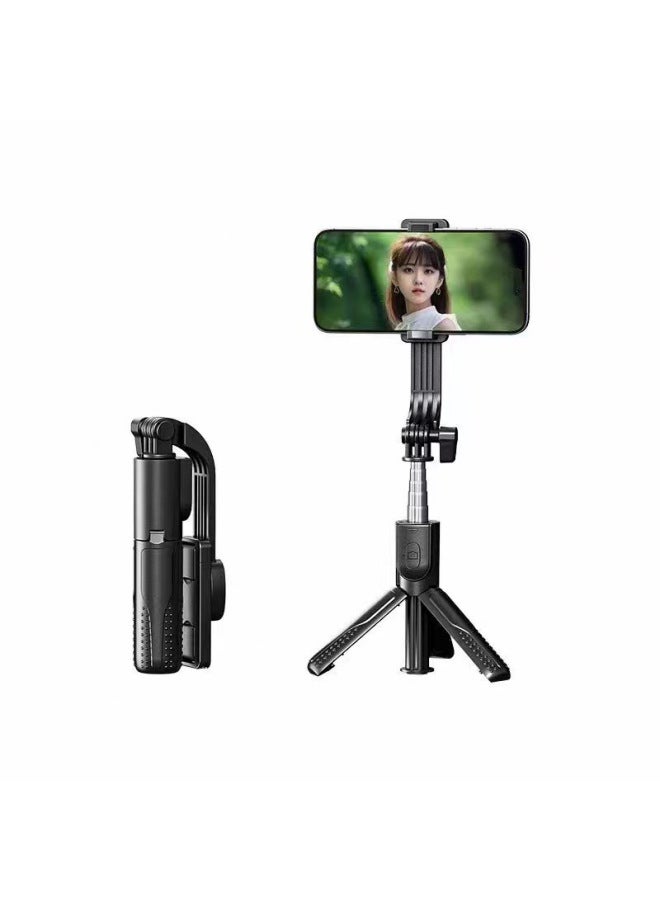 Mini Selfie Stick Tripod Travel Portable Photo Artifact Handheld Mobile Phone Live Broadcast Stand Vlog Bluetooth Shooting-Color:Red  - Image 4