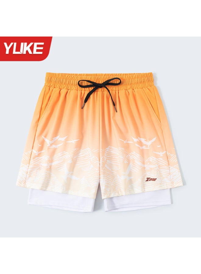 Swimming Trunks Men's New Quick-drying Plus Size Anti-embarrassment Adult Swimming Equipment Full Set Of Hot Spring Loose Beach Swimming Trunks