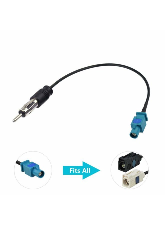 BINGFU Universal Vehicle Car Stereo FM AM Radio Antenna Adapter Cable (2-Pack) Fakra Z Male Female to DIN Plug Connector Cable for Car Stereo Audio HD Radio Head Unit CD Media Player Receiver - Image 5