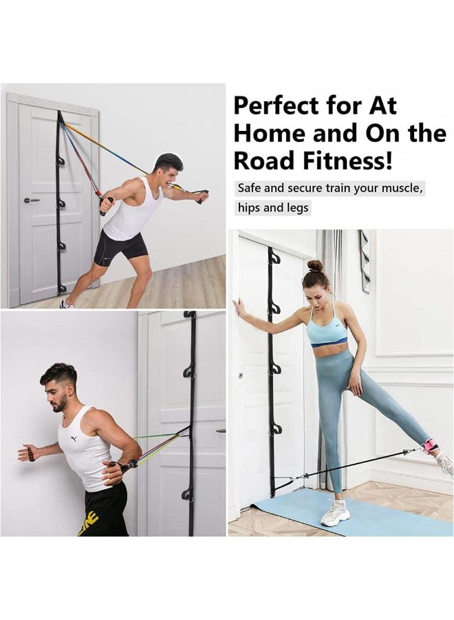 Joudi Door Anchor Strap for Resistance Bands, Portable Workout Resistance Band Door Anchors, Space Saving Easy Set Up Home Gym, Secure Multi Point Anchor Gym for Home Fitness - Image 2