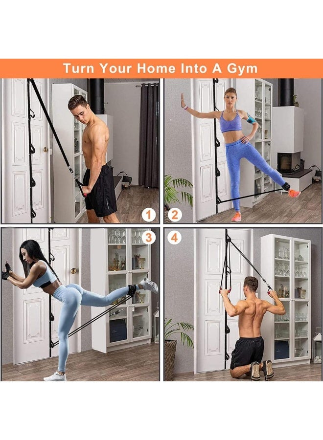 Joudi Door Anchor Strap for Resistance Bands, Portable Workout Resistance Band Door Anchors, Space Saving Easy Set Up Home Gym, Secure Multi Point Anchor Gym for Home Fitness - Image 3