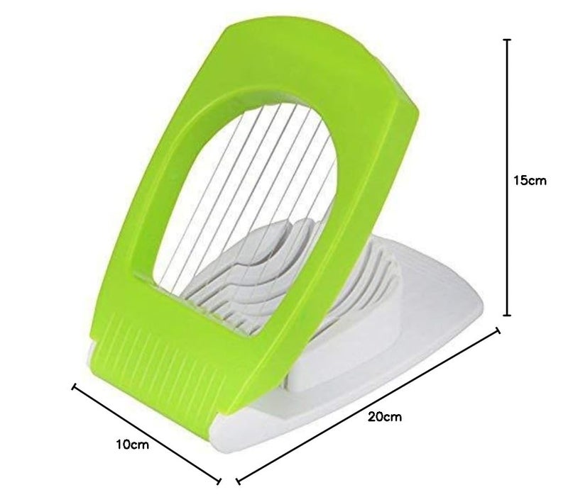 Crispy قاطع البيض المقرمش EC2 قاطع البيض لبيض مسلوق سلك قطع من الفولاذ المقاوم للصدأ قاطع متعدد الأغراض لبيض مسلوق قاطع البيض لشرائح البيض - Image 4