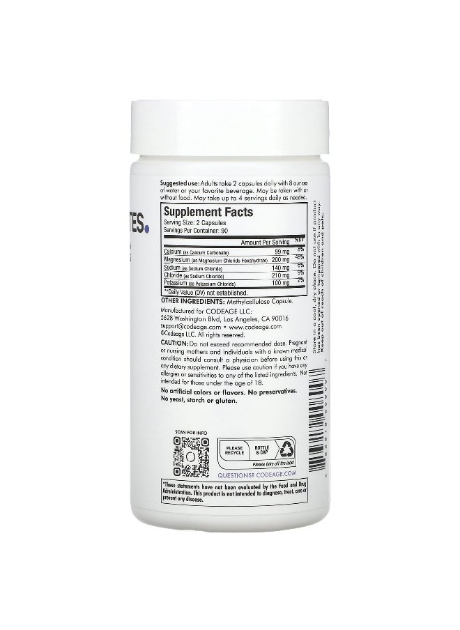 Codeage - Codeage, Keto Electrolytes, Ketogenic Formula, 180 Capsules - Image 1