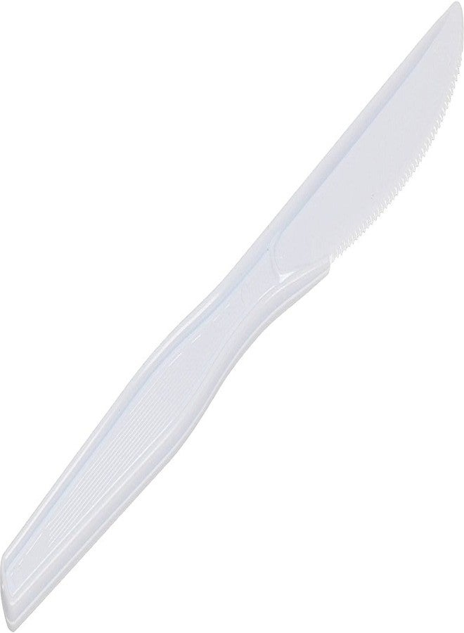 Dixie أدوات المائدة البلاستيكية ديكسي PKM21، سكاكين متوسطة الوزن، بيضاء، 1000/كرتون - Image 3