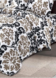Sleep night Compressed Floral Comforter Set Single Size 4 Piece 1 Comforter 1 Bed Sheet 1 Pillowcase and 1 Cushion Case Multicolour  - Image 2