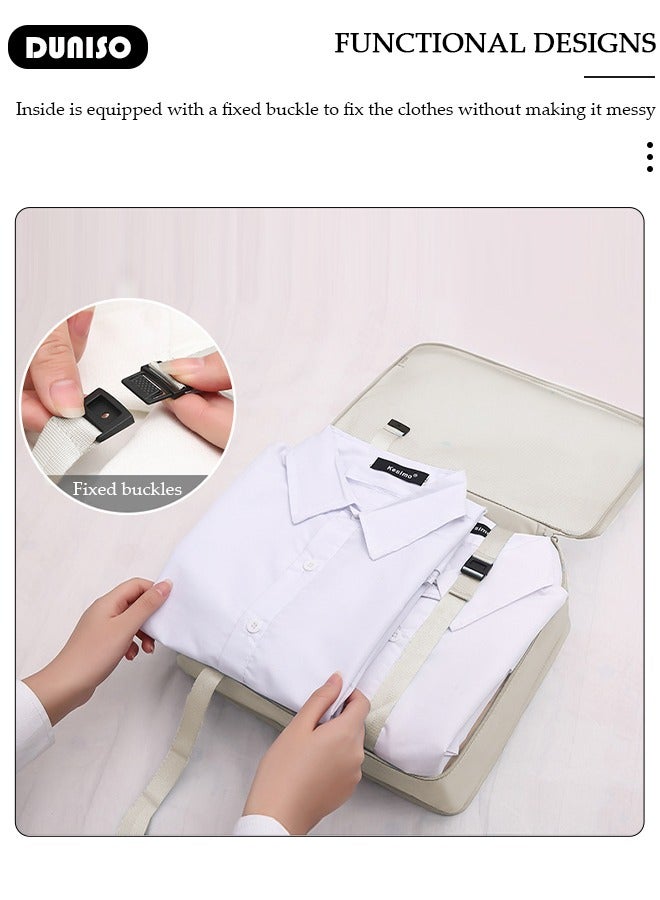 DUNISO 7 Piece Travel Organizer Bags for Luggage, Waterproof and Durable Travel Bags, Packing Cubes for Travel, Compression Cubes for Suitcases, Travel Bags for Clothes, Toiletries, Clothing, Underwear  - Image 5
