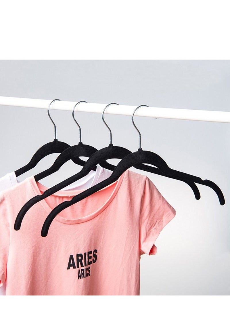 Velvet Shirt Dress Clothes Hangers,360° Swivel Hook Non Slip Clothes Hangers For Tops, Dress Shirts, Blouses, Strappy Dresses,Set of 10 - Image 2