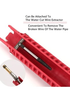 Excefore Faucet and Sink Installer, 8 in 1 Multifunctional Wrench Tool Double Head Installer Water Pipe Spanner Tackle For Toilet Bowl Bathroom Kitchen Plumbing  - Image 3