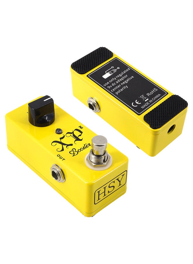 Generic Guitar XP Booster Pedal Electric Guitar Effects Pedal True Bypass Zinc Alloy Shell DC 9V 6.35mm Input/Output Interface Mini Guitar XP Booster Effector  - Image 3