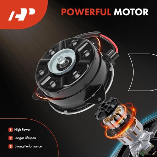 A-Premium محرك مروحة رادياتير A-Premium متوافق مع تويوتا كامري 2012-2017، أفالون 2013-2018 - Image 3