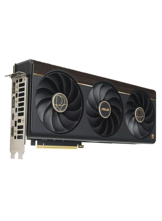 ASUS ProArt GeForce RTX 5080 OC Edition 16GB GDDR7 Graphics Card, NVIDIA Blackwell GPU, 1858 AI TOPS, DLSS 4, Ray Tracing, 2.5-Slot SFF Design, Triple Axial-Tech Fans, Vapor Chamber Cooling, Aura Sync, Auto-Extreme, GPU Tweak III, Black | 90YV0N30-M0NA00 - Image 3