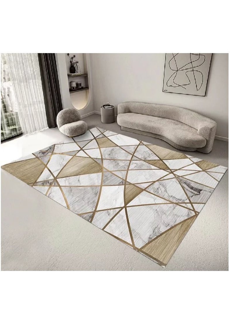 ALMUFARREJ Multicolored geometric pattern living room rug 120*170cm 