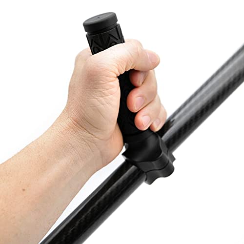 CKG Metal Detecting Treasure Hunting Back Saver Pull Handle for Sand Scoop - Beach Shovel Scoops Back Saving Universal Tool Grip – Black - Image 3