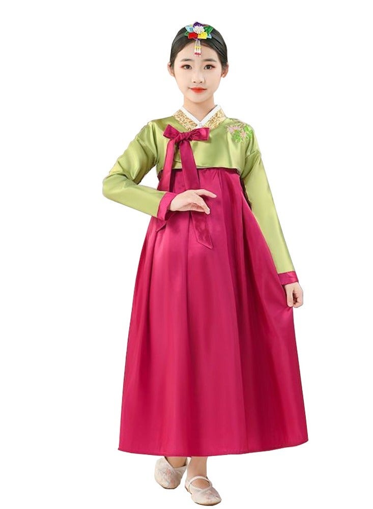 Gril Korean Hanbok Traditional Dress Palace Korea Wedding Dance Costume Oriantal For Stage - Image 1