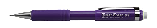 Pentel TwistErase III Mechanical Pencil 09mm Violet Barrel Box of 12 QE519V - Image 3