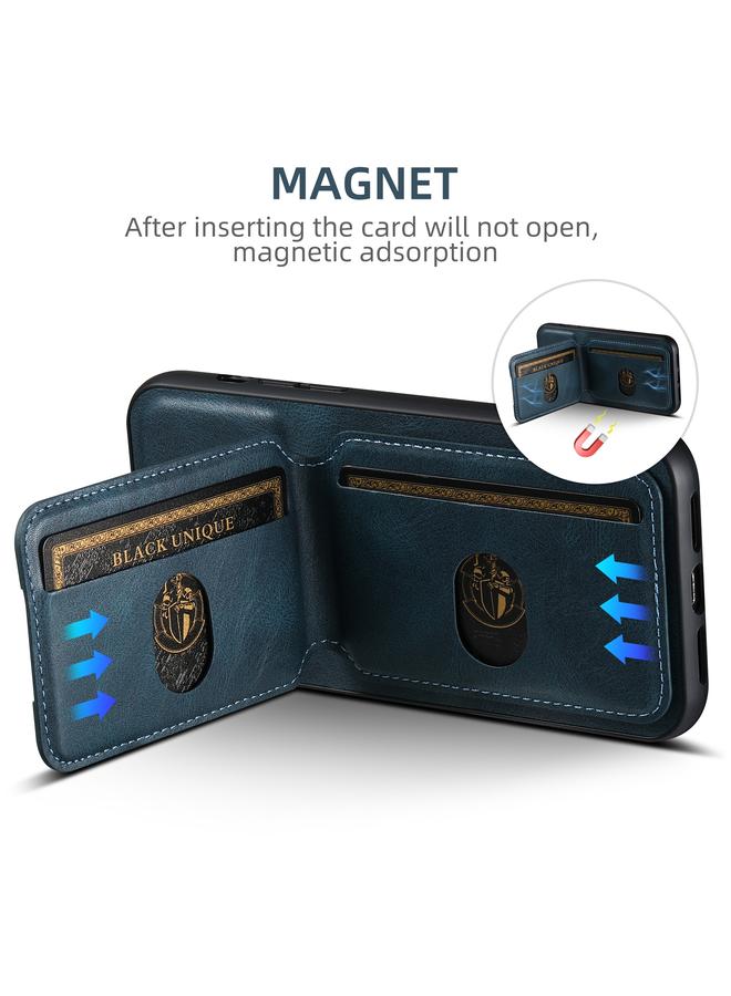 Suteni Case For iPhone 16 H02 Leather Wallet Stand Back Phone Case - Image 4