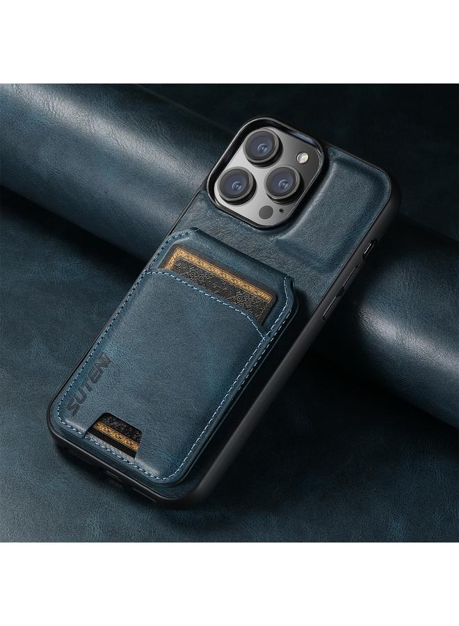 Suteni Case For iPhone 16 H02 Leather Wallet Stand Back Phone Case - Image 2