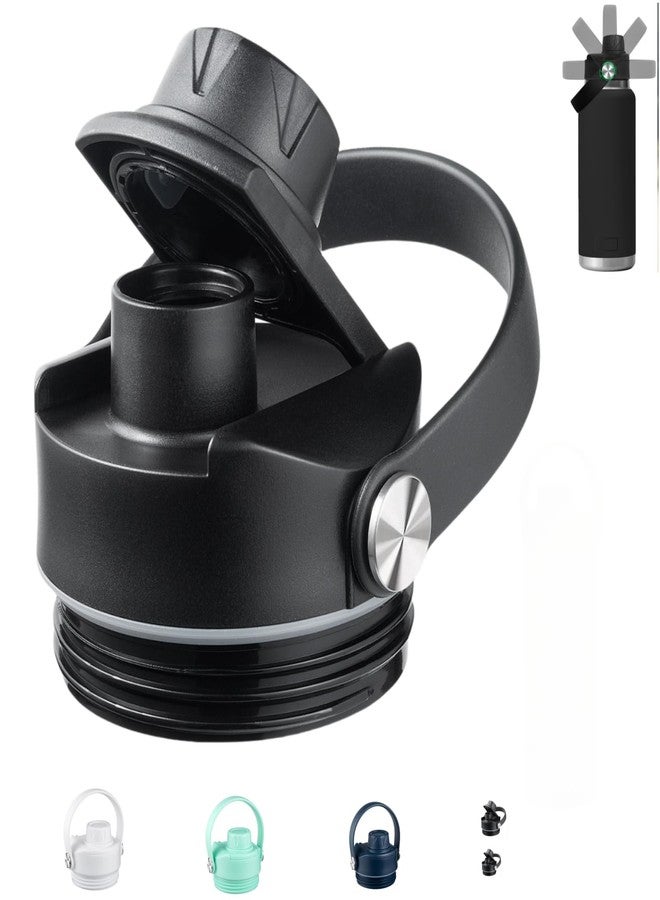 FLORAPELL غطاء للشرب السريع لزجاجات YETI Rambler، أسود - Image 1