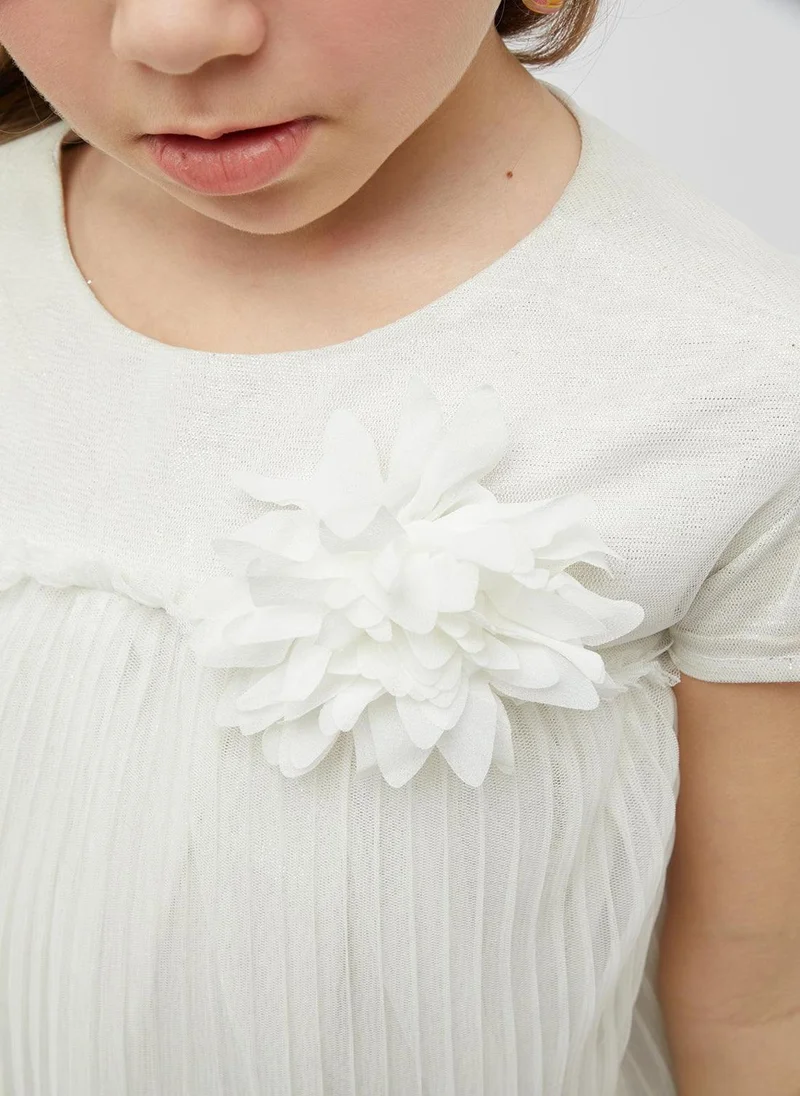 One Friday Lace Trimmed Dress