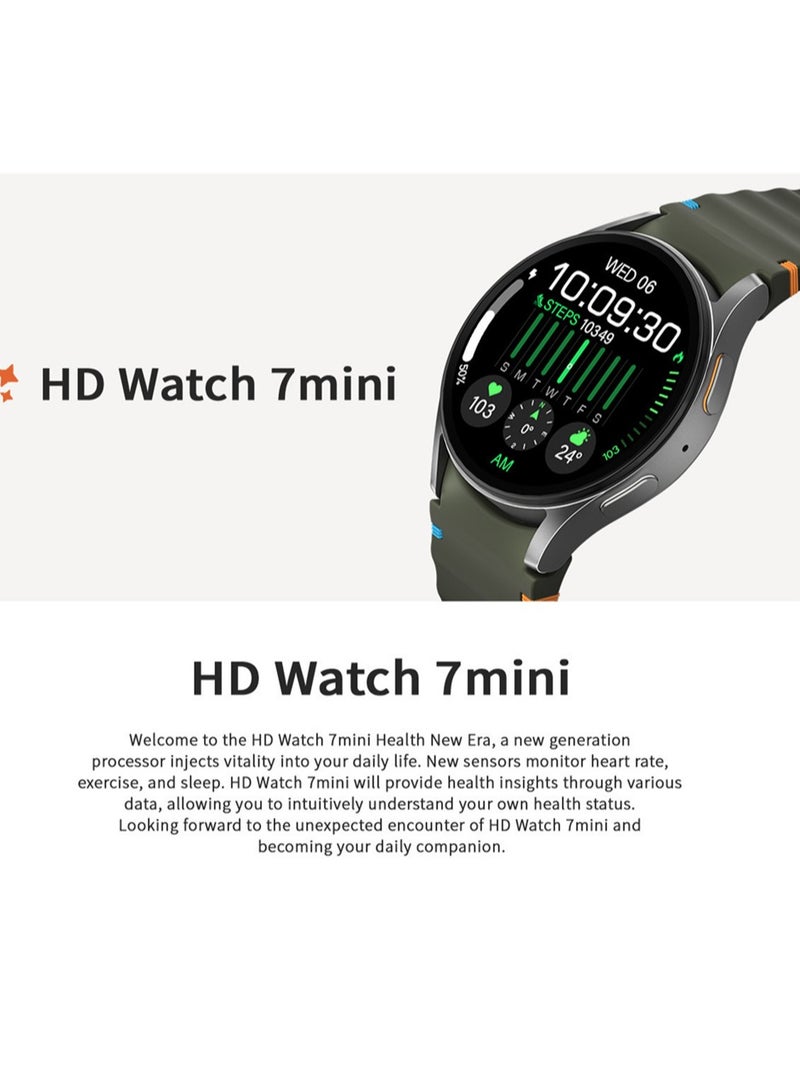 Fitness Tracking Smartwatch, Comfortable Mini Bluetooth Watch with Amoled Round Screen, Rugged HD Smart Health Monitoring Watch for Casual Outdoor Sports - Image 2