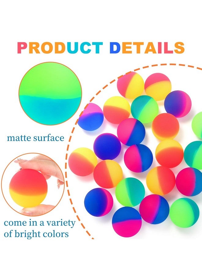 Goaste كرات قفز جوست 30 حبة للأطفال، 1.8 بوصة/45 مم كرات مطاطية كبيرة، كرات قفز عالية بألوان متنوعة لجوائز حفلات عيد الميلاد للأطفال والأولاد، هدايا - Image 4