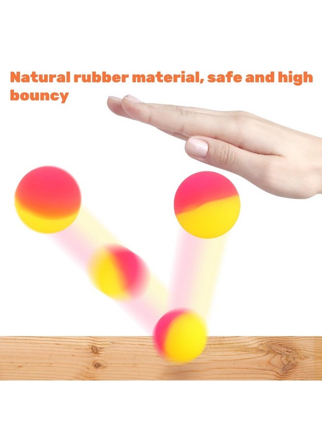 Goaste كرات قفز جوست 30 حبة للأطفال، 1.8 بوصة/45 مم كرات مطاطية كبيرة، كرات قفز عالية بألوان متنوعة لجوائز حفلات عيد الميلاد للأطفال والأولاد، هدايا - Image 3
