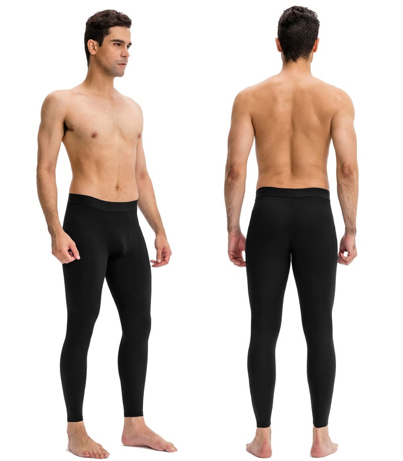 SPVISE Men's Compression Pant Black Leggings Athletic Tighs Cool Dry Workout Sports Gear for Running Basketball Football Yoga - Image 4