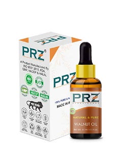 PRZ Walnut Cold Pressed Carrier Oil Pure l & Therapeutic Grade Oil for Aromatherapy Body Massage Skin Care & Hair Care 15 ml  - Image 3