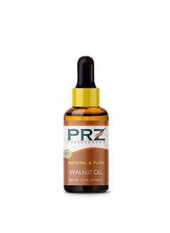 PRZ Walnut Cold Pressed Carrier Oil Pure l & Therapeutic Grade Oil for Aromatherapy Body Massage Skin Care & Hair Care 15 ml  - Image 4