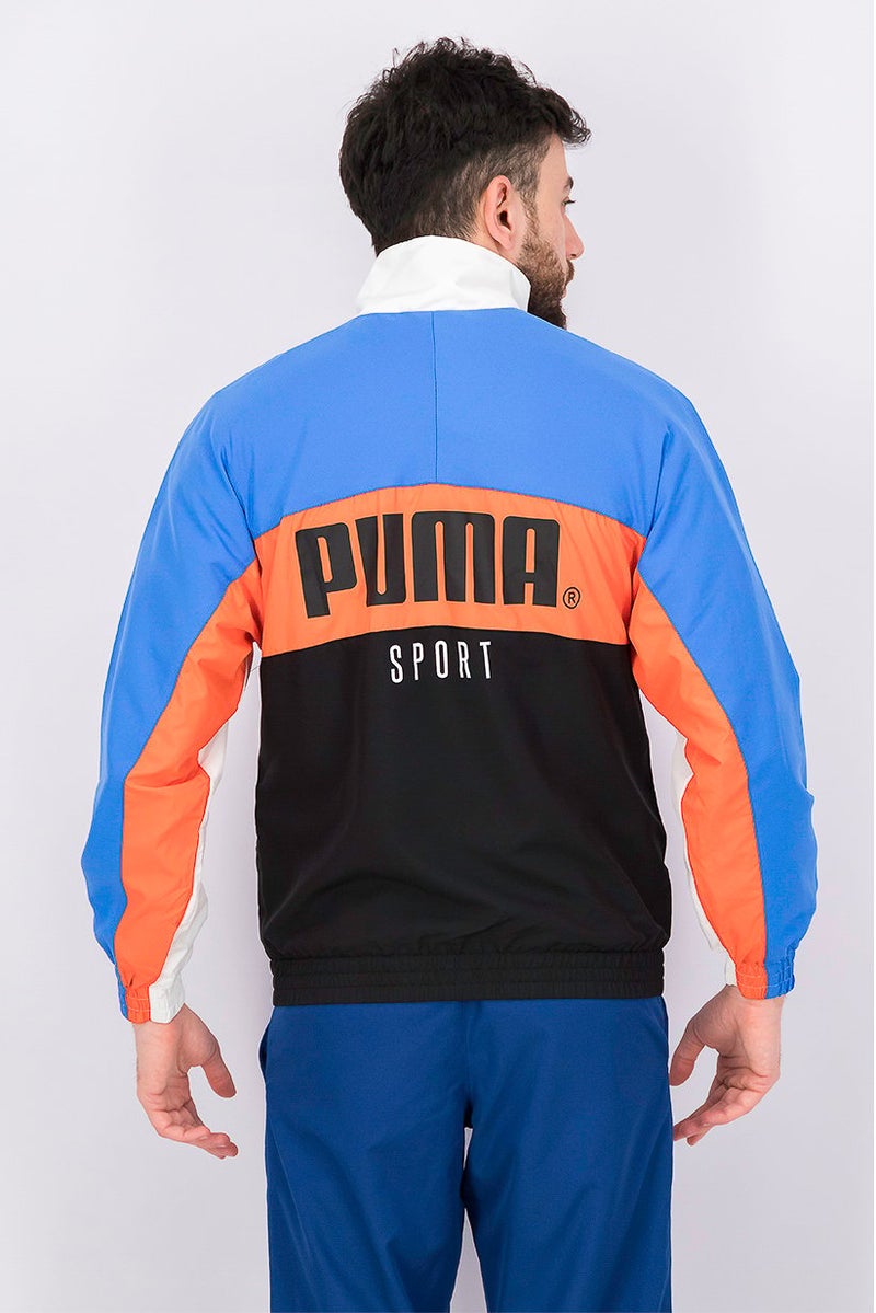 PUMA Men TFS Woven Full Zip Jacket, Palace Blue - Image 3