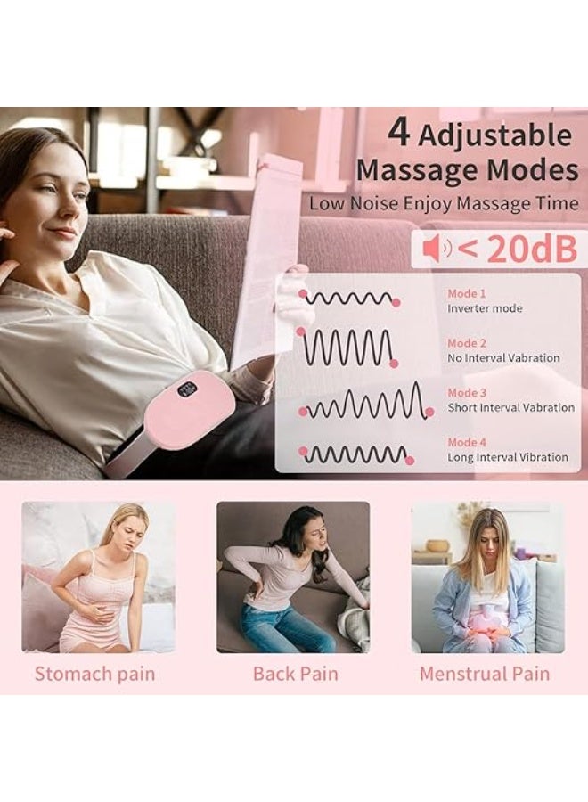Portable Heating Pad for Period Cramps – Electric Cordless Belly & Back Heat Belt for Women, Pain Relief, Reusable & USB Rechargeable - Image 5