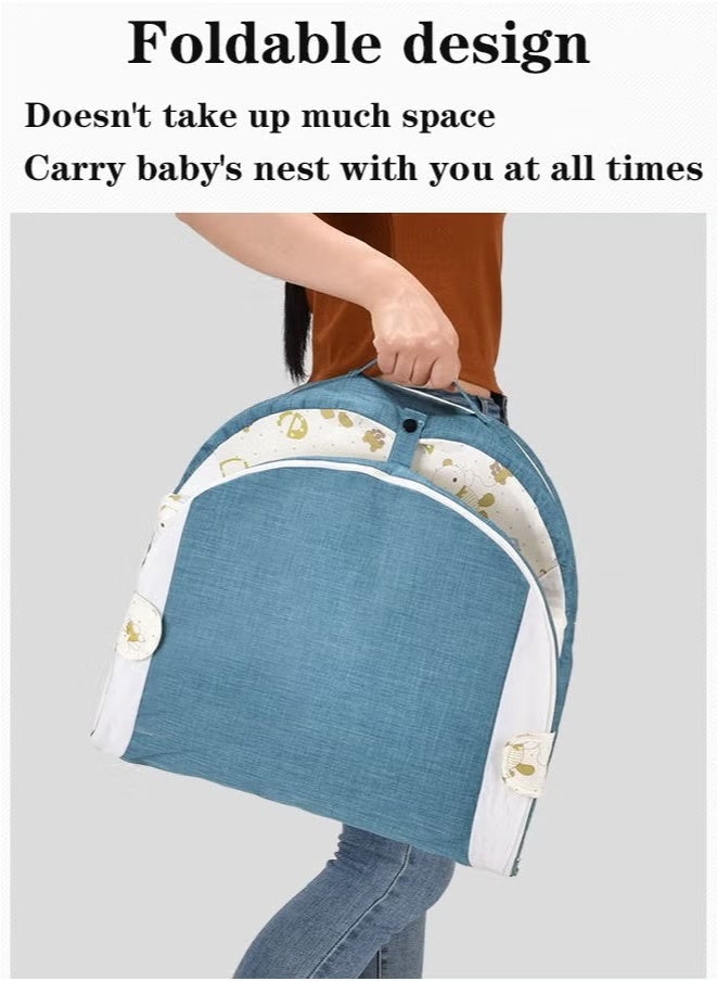 PureTuti Adjustable Nursing Pillow for Breastfeeding Infant Anti-Spit Milk Slope Mat Adjustable Baby Wedge Lounger Multi-Functional and Multi-Layer Posture Support Pillow,Newborn must haves,Nursery(grey) - Image 4