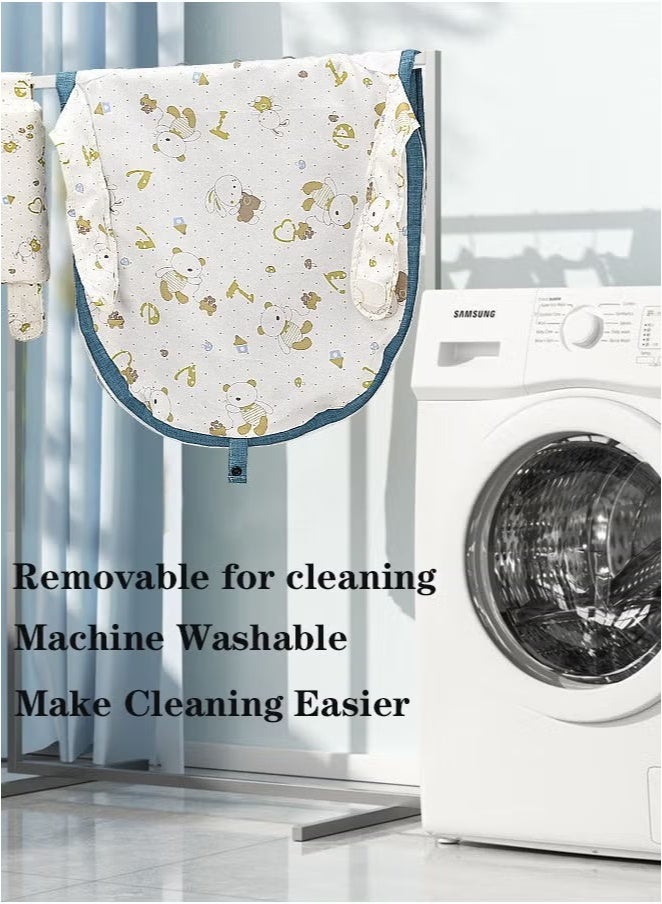 PureTuti Adjustable Nursing Pillow for Breastfeeding Infant Anti-Spit Milk Slope Mat Adjustable Baby Wedge Lounger Multi-Functional and Multi-Layer Posture Support Pillow,Newborn must haves,Nursery(grey) - Image 5