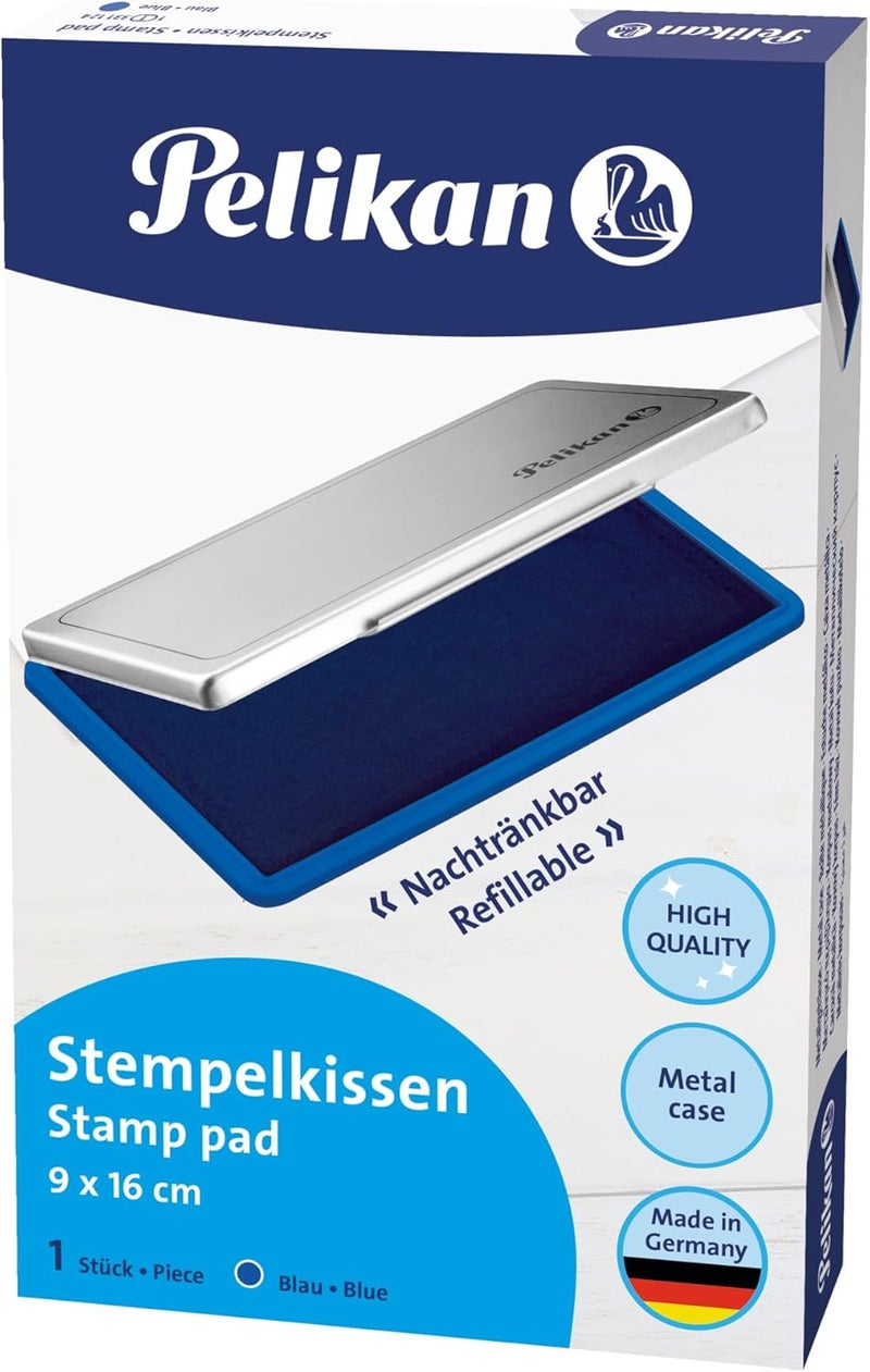 Pelikan 331124 Stamp Pad 1 Saturated 160 x 90 mm Blue - Image 3